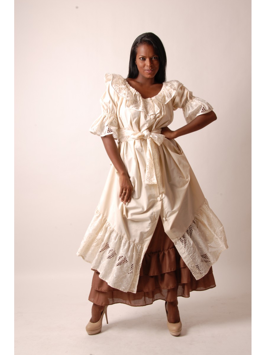 Robe à capuchon broderie Original