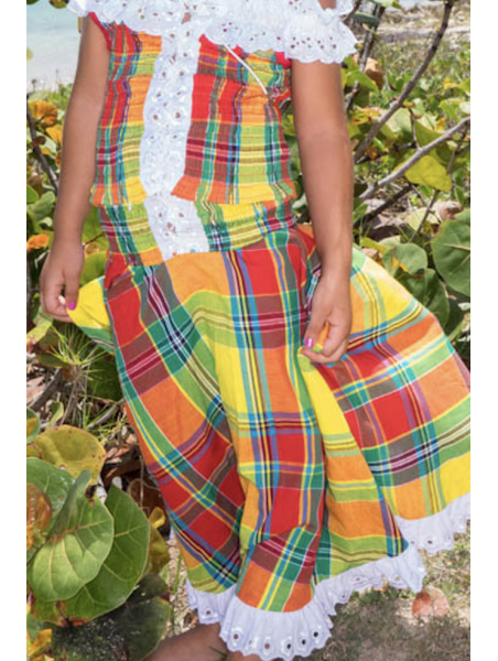Jupe Madras Flora