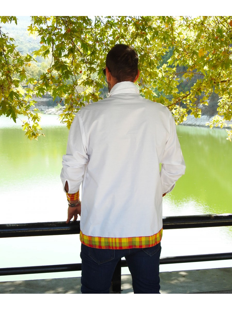 Chemise Homme Gant Madras à Carreaux - Taille XL - Coton - Occasion Très Bon état