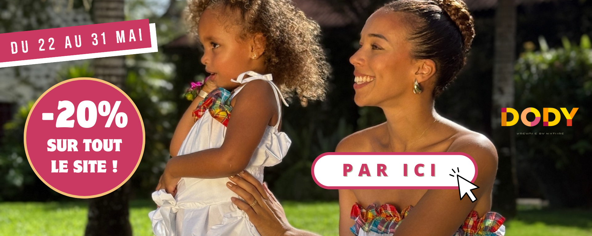 -20% sur toute la boutique du 22.05 au 31.05
